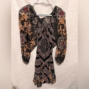 BOHO Style Open Back Dress